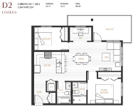 Pura Plan D2-2 2 bed+DEN+2 bath