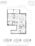 OSLO Plan A2d 2 bed+2 bath