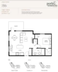 Park & Maven Plan B6 1 bed+1 bath