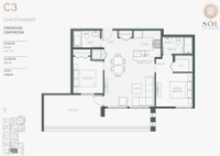 Sol Plan C3 2 bed+2 bath