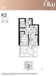 Oku - 64|Oak Plan K2 Urban 2 + 1 bath