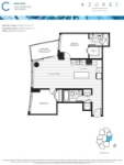 Azure 2 Plan C 2 bed+ 2 bath