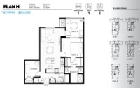 Hayer Town Centre Plan H 1 bed+DEN+2 bath