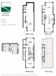 Gyro Beach Townhomes Shore Reverse 2 bed + 2 bath