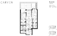 Carven Plan E 2 bed+2 bath