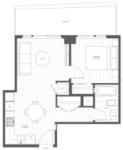 Luxe Lansdowne Plan A5 1 bed + 1 bath