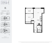 Clive at Collingwood Plan B 1 bed+1 bath