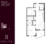 Nolita Plan C2 JR 2 bed+1 bath