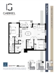 Gabriel Plan E4.1 2 Bed  + Flex + 2 Bath