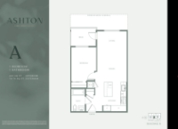 Ashton Plan A 1 Bedroom 1 Bathroom