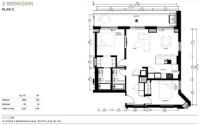 One Bear Mountain Plan E 2 bed