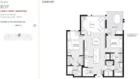 Redbridge Plan-B3F-2-bed+2-bath+DEN