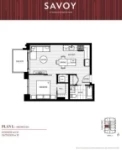Savoy Plan L 1 bed