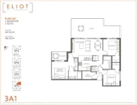 Eliot Plan 3A1 3 bed+2 bath