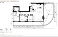 One Bear Mountain Plan B Penthouse 3 bed