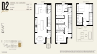 The Cut PHASE 2 Plan D2 3-Bedroom + Flex  2