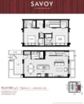 Savoy Plan TH3-4-5 Option2 2bed+DEN