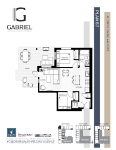 Gabriel Plan B7 JR. 2 Bed + 1 Bath