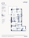 Ashleigh Oakridge Plan C3 3 Beroom + Flex 2 Bathroom