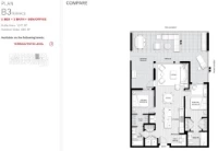 Redbridge Plan B3 Terrace 2 bed+2 bath+DEN
