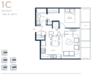 The Capstan Plan 1C 1 bed+1 bath