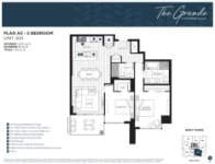 The Grande Plan A3 2 bed+2 bath