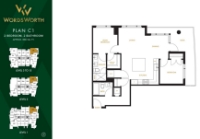 Wordsworth Plan C1 2 bed+2 bath