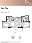 Oku - 64|Oak Plan 5A-6A 2 bed + 2 bath