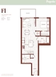 Popolo Plan F1 1 bed + DEN