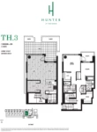 Hunter at Lynn Creek Plan TH3 2 bed+DEN+2