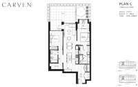 Carven Plan C 2 bed+DEN+2 bath