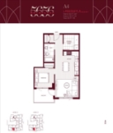 5656 Balaclava Plan A4 1 bed+Storge+Laundry+1 bath