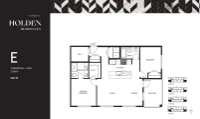 Holden Residences Plan E 2 bed + DEN 2 bath