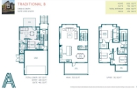 Acadia Townhomes Traditional B 3bed+2