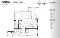 Hayer Town Centre Plan O1 2 bed+2 bath