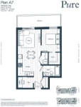 Pure Plan A7 1 bed+Flex+1 bath