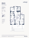 Ashleigh Oakridge Plan B10 2 Beroom + Flex 2 Bathroom