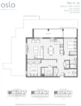 OSLO Plan A2e 2 bed+2 bath