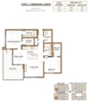 Sequoia Type C 2 bed+2 bath