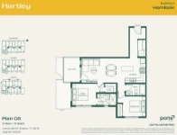 Hartley - Hemlock (Building 1) Plan C6 2 bed+2 bath