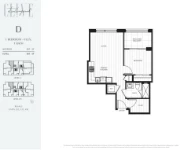 Clive at Collingwood Plan D 1 bed+Flex+1 bath