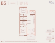 Vera Plan B3 2 bed+2 bath