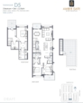 Amber Gate Plan D5 3 bed+DEN+2