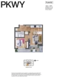 Parkway 1 - Aspect Plan B2 1 bed +1 bath