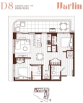 Harlin Plan D8 2 bed+DEN+2 bath