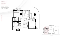 Reign Plan C 2 bed+2 bath