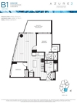 Azure 2 Plan B1 2 bed+ 2 bath