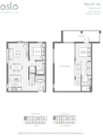 OSLO Plan B2c 2 bed+2 bath