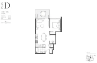 Smith and Farrow Plan D 1 bed + DEN +1 bath