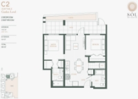 Sol Plan C2 2 bed+2 bath